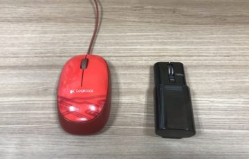 CAPCLIPとMサイズのマウス比較図